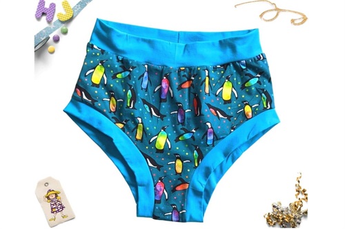 Buy L Briefs Watercolour Penguins now using this page